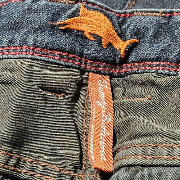 Tommy Bahama Jeans Mens Size 42 X 30 Straight Leg Mid Rise Dark Wash Denim Pants - Picture 4 of 6